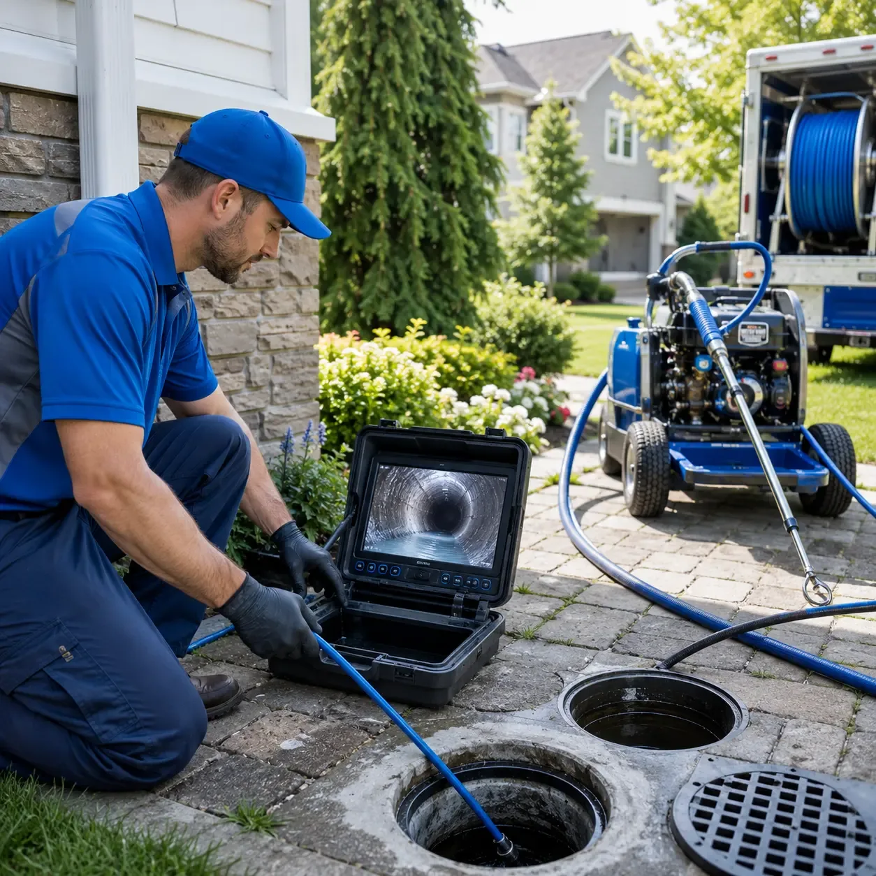 Outdoor drain cleaning professionals serving Yukon, MO